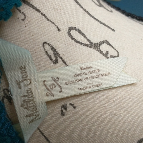 Matilda Jane blue green boho peasant top Woman's Size S NWOT - Picture 7 of 10